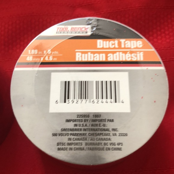 Wire Edged Ribbon & Red Decorative Duct Tape - Picture 2 of 10